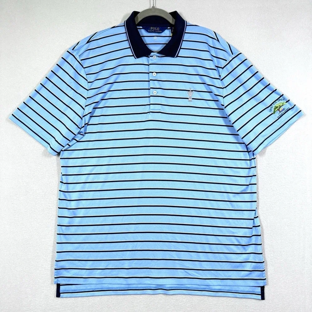 Polo Ralph Lauren Polo Shirt Men XL US Open 121st Torrey Pines Logo Golf Wicking